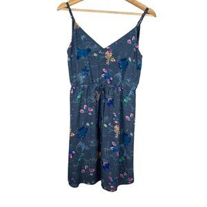 𝅺Aritzia Babaton Womens Size XS Casimir Dress Grey Floral Sundress Cottagecore